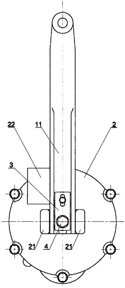 Bottom fork and motor connection structure of electric bicycle