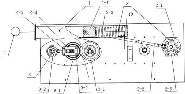 Automatic ball receiving and serving trainer