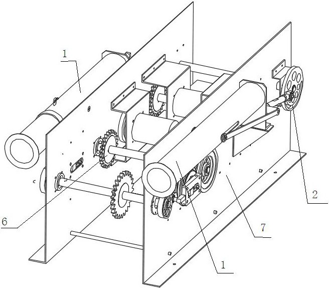 Automatic ball receiving and serving trainer