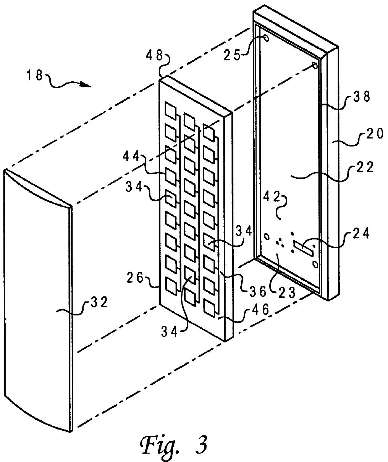 Low profile antenna assembly for use in cellular communications