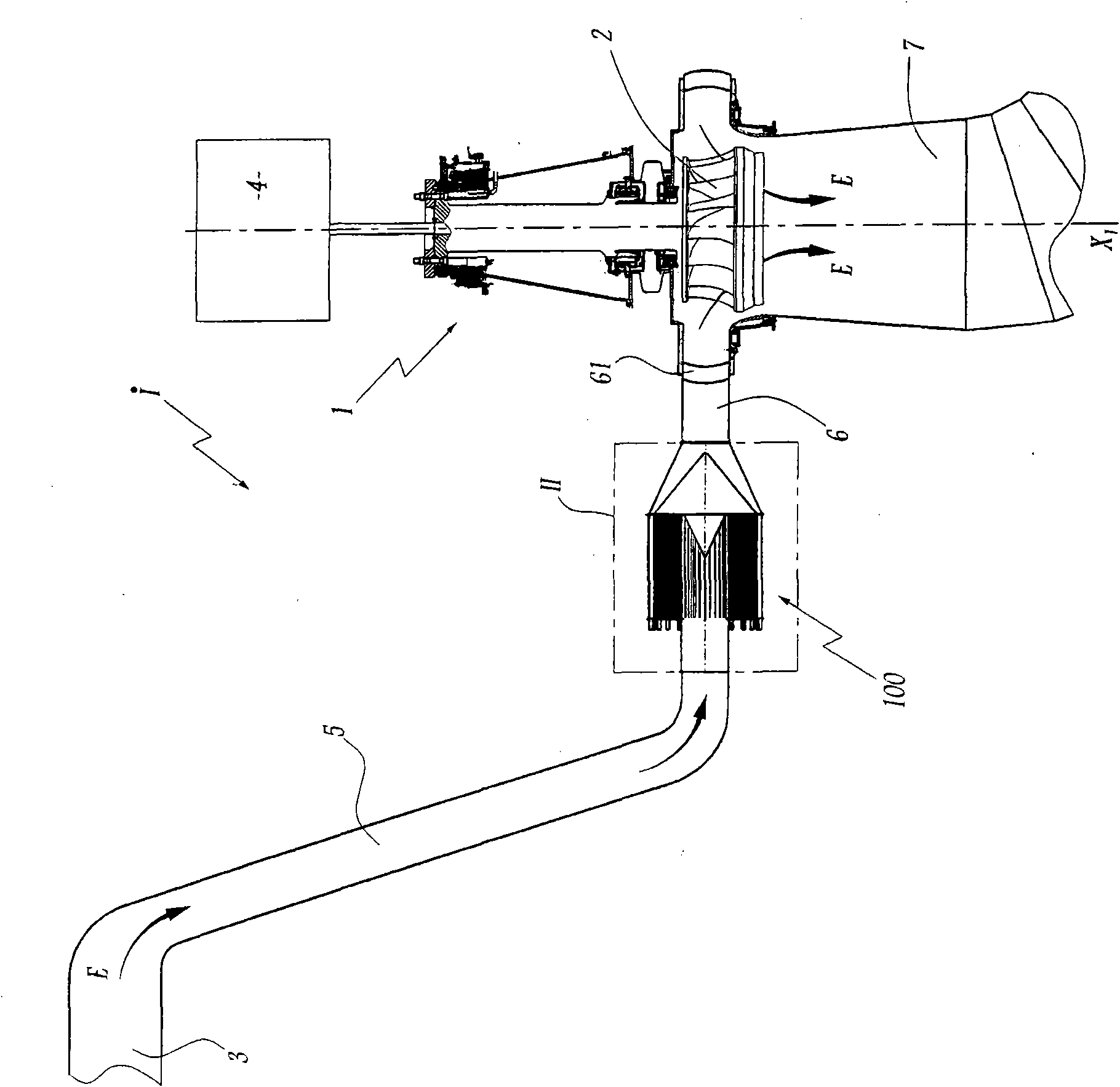 Apparatus for the separation of solid particles from water and haudraulic installation containing such separation apparatus