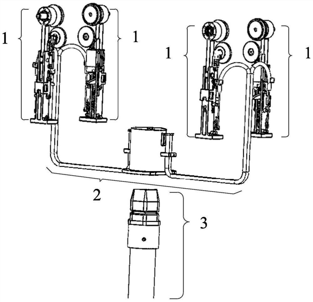 Catenary detection device