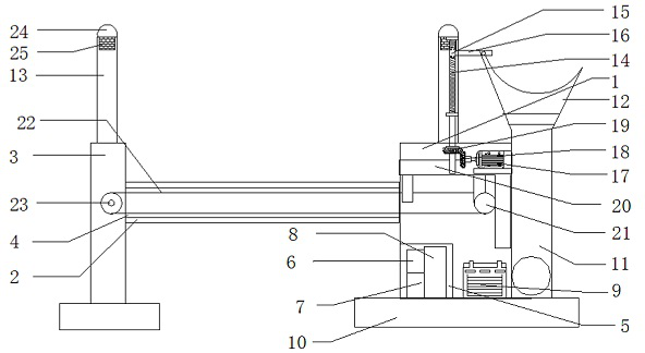 A mountain collapse monitoring and early warning device