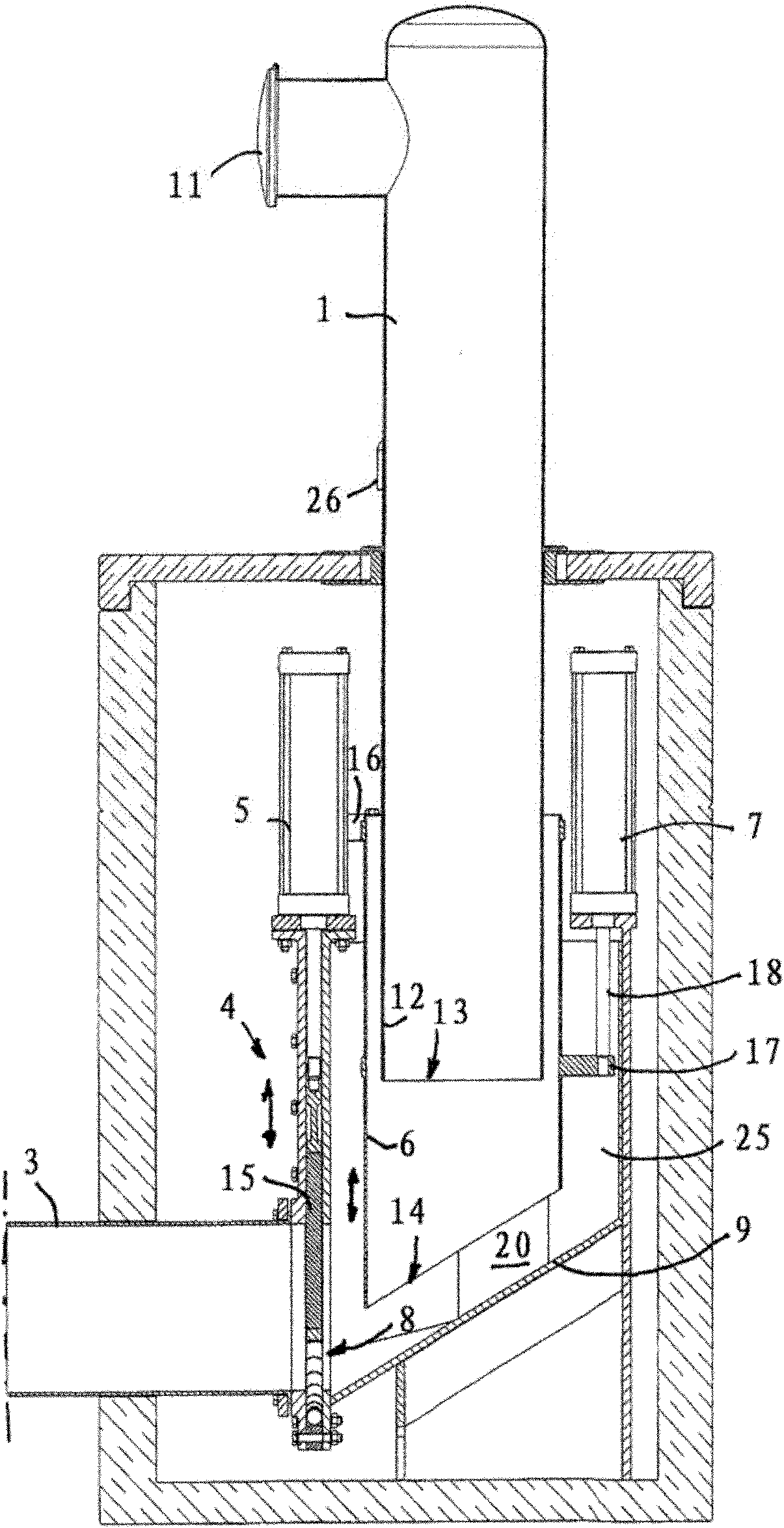 Method and arrangement in a pneumatic material conveying system