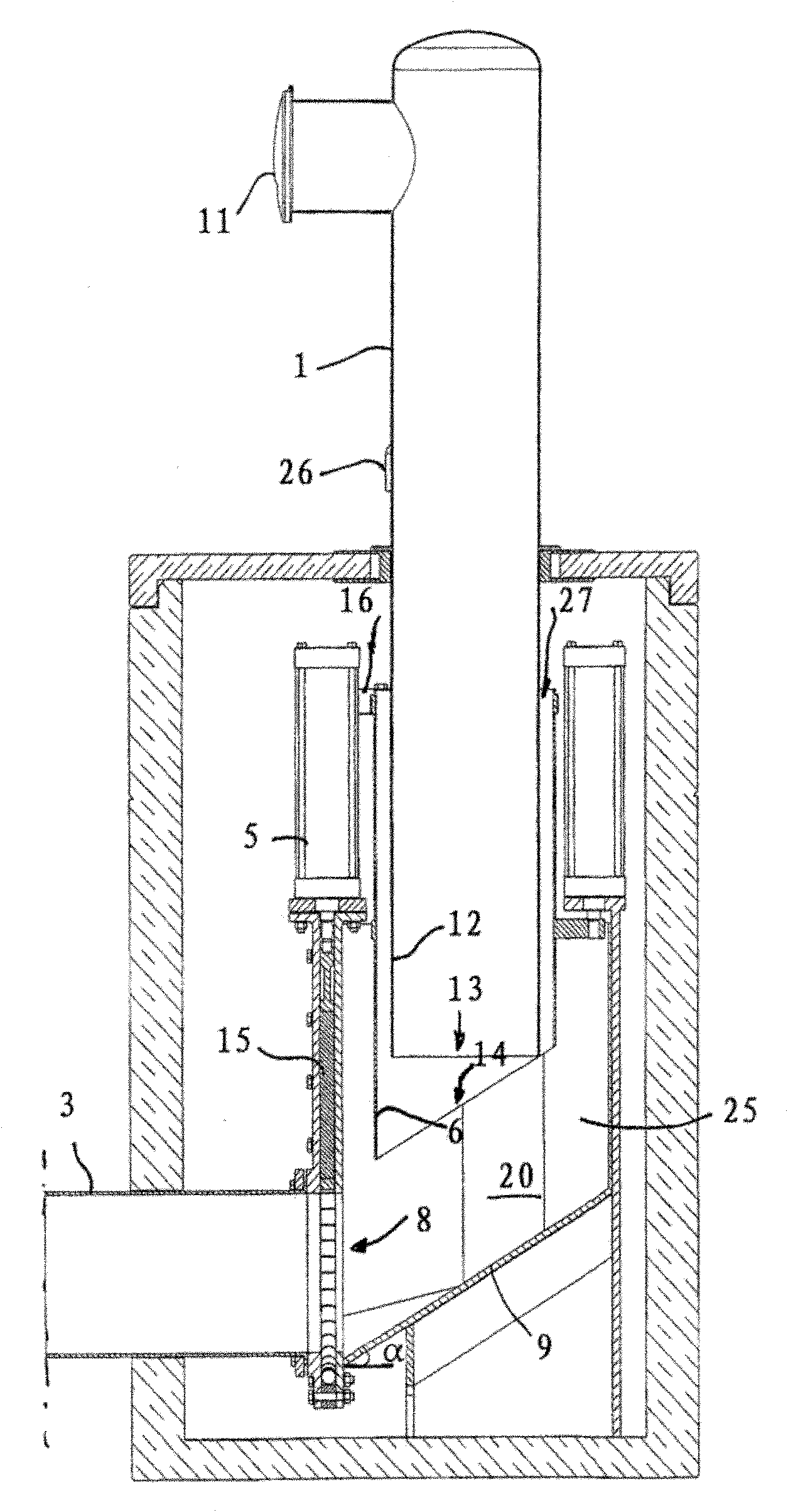 Method and arrangement in a pneumatic material conveying system