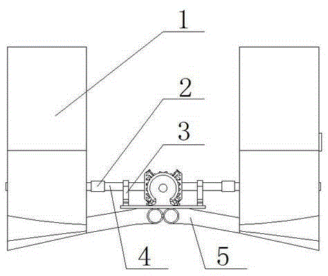 Biological control ball releasing device matched with airplane