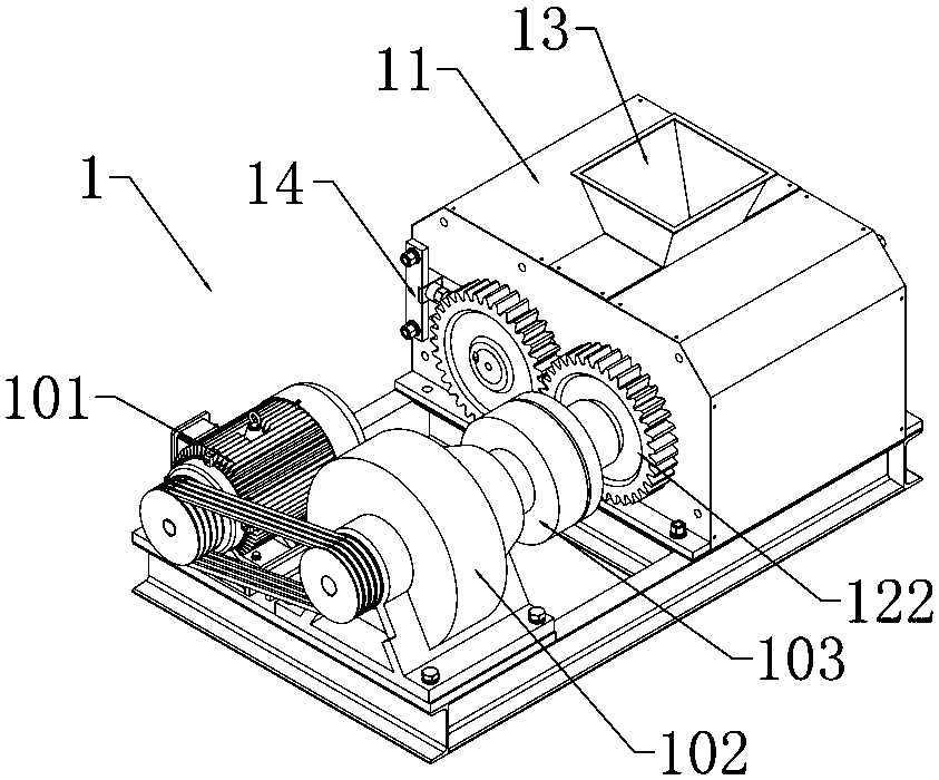 Extruding and pelletizing device for ceramic powder