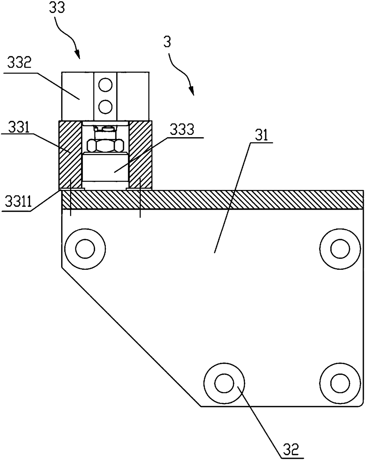 Steel strip feeding mechanism and welding robot provided with same