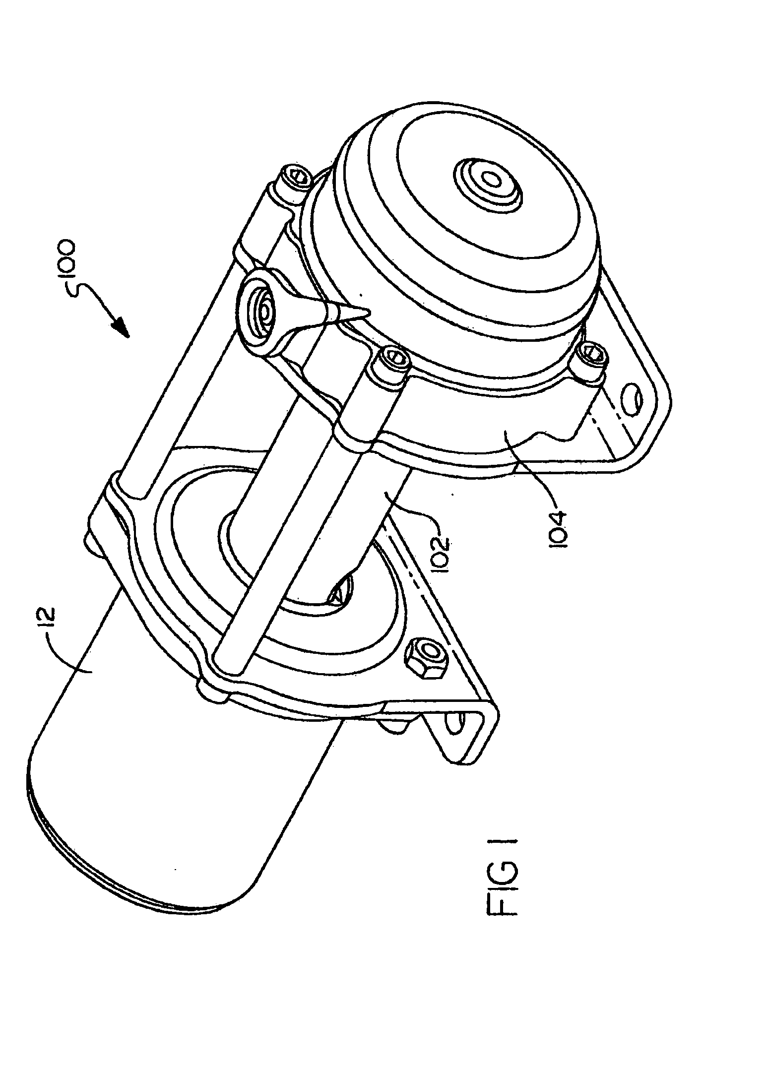 Roller disk brake for a winch