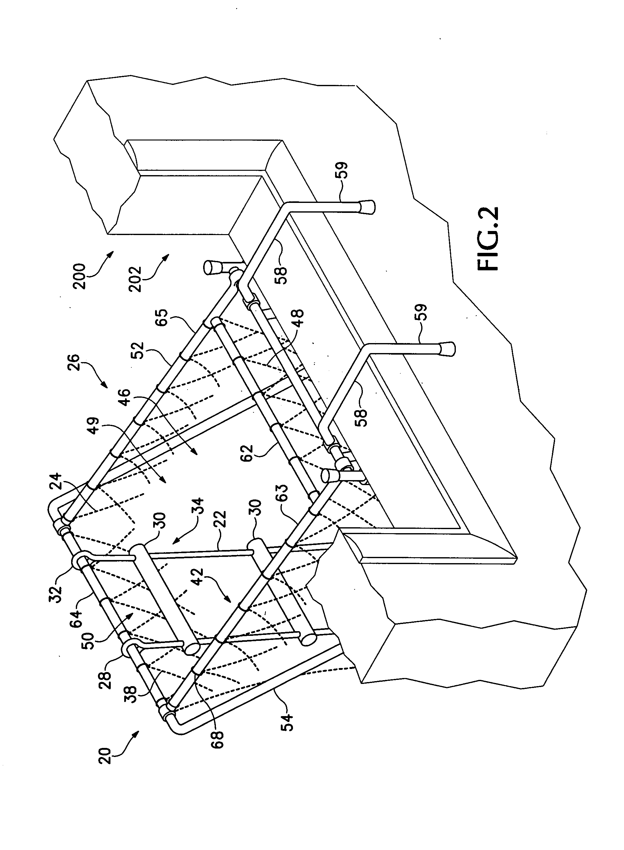 Stowable, unobtrusive access and escape devices