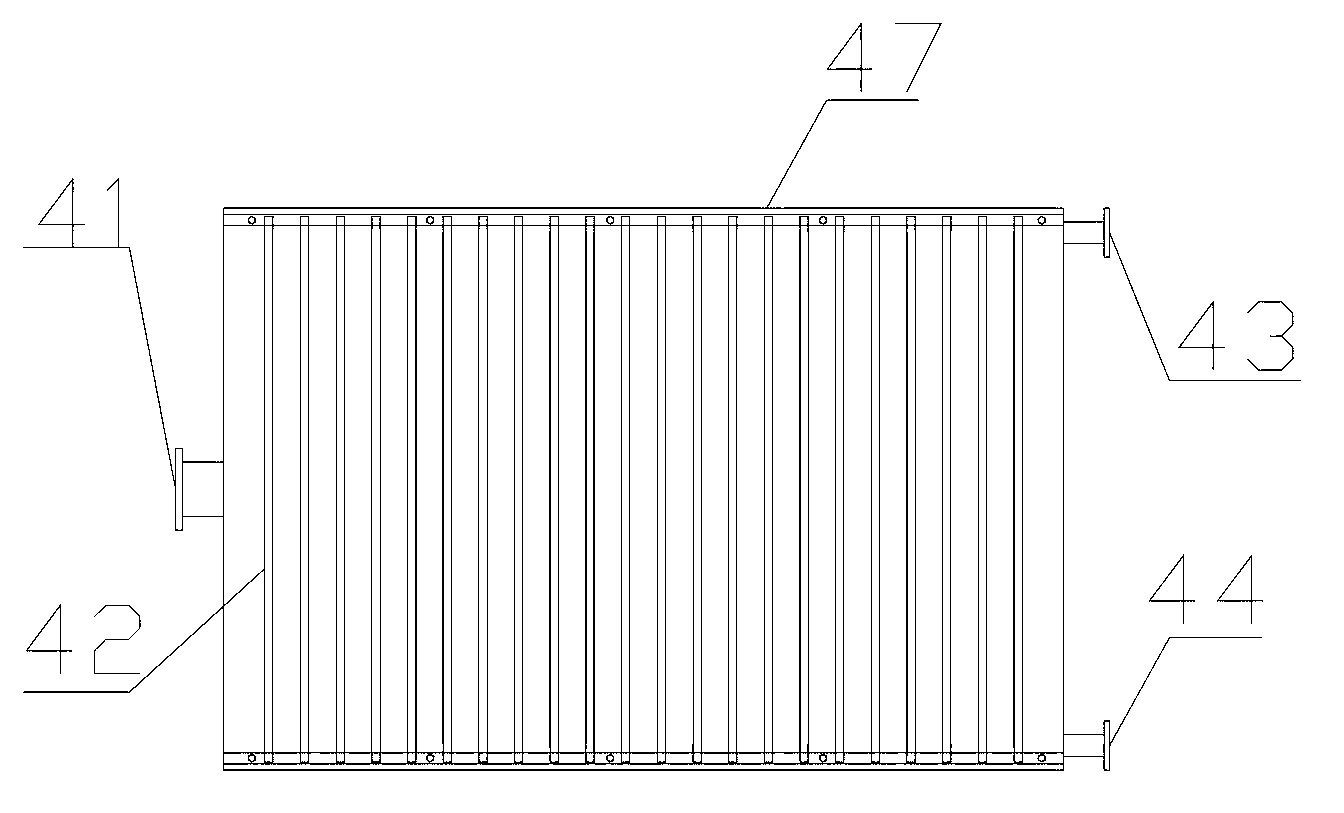 Circulating water treatment device for swimming pool