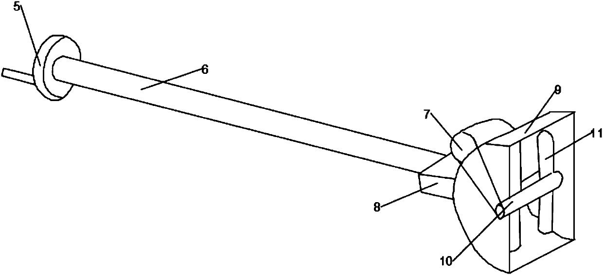 Ore crushing device