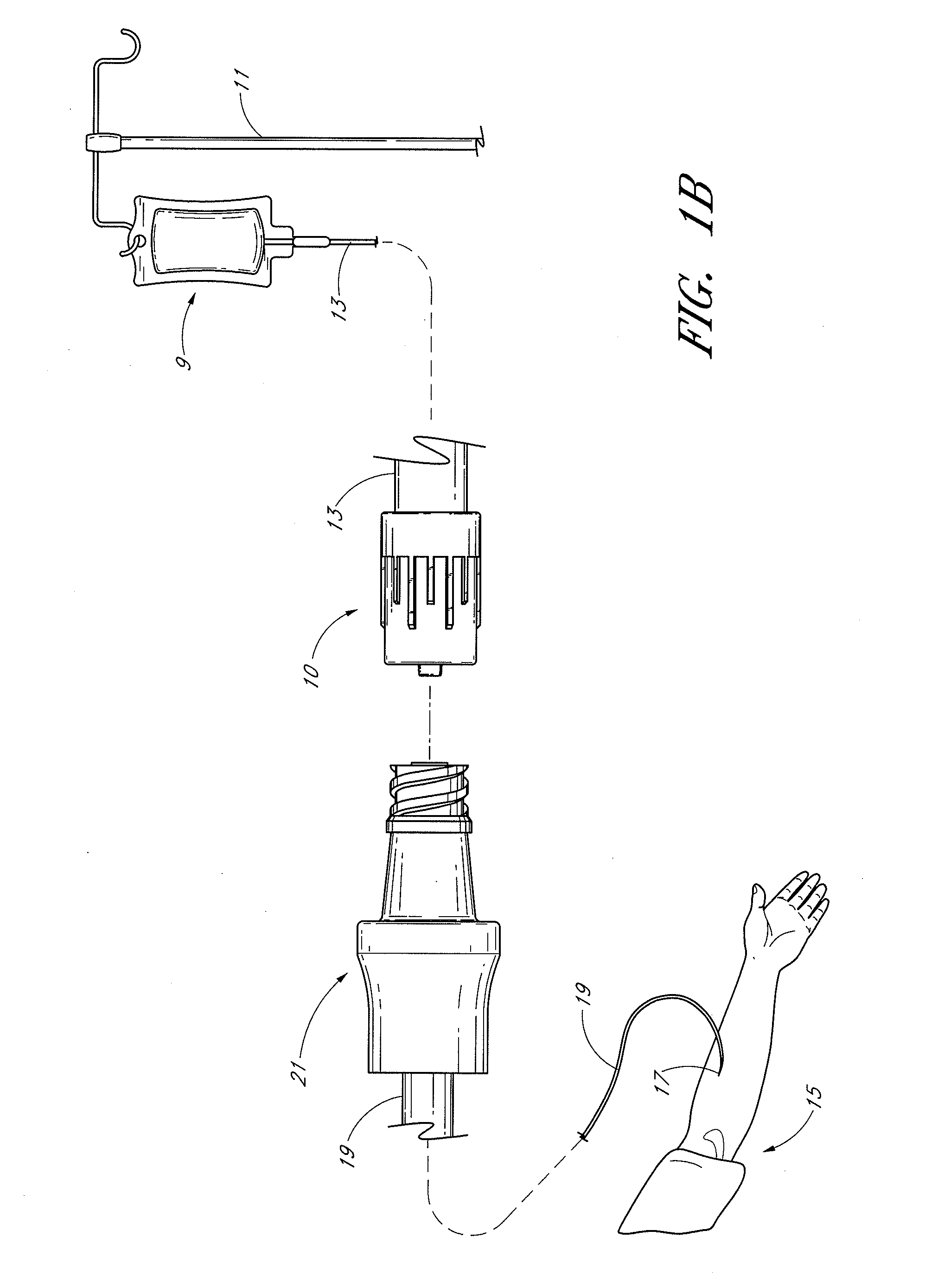 Medical connector with closeable luer connector