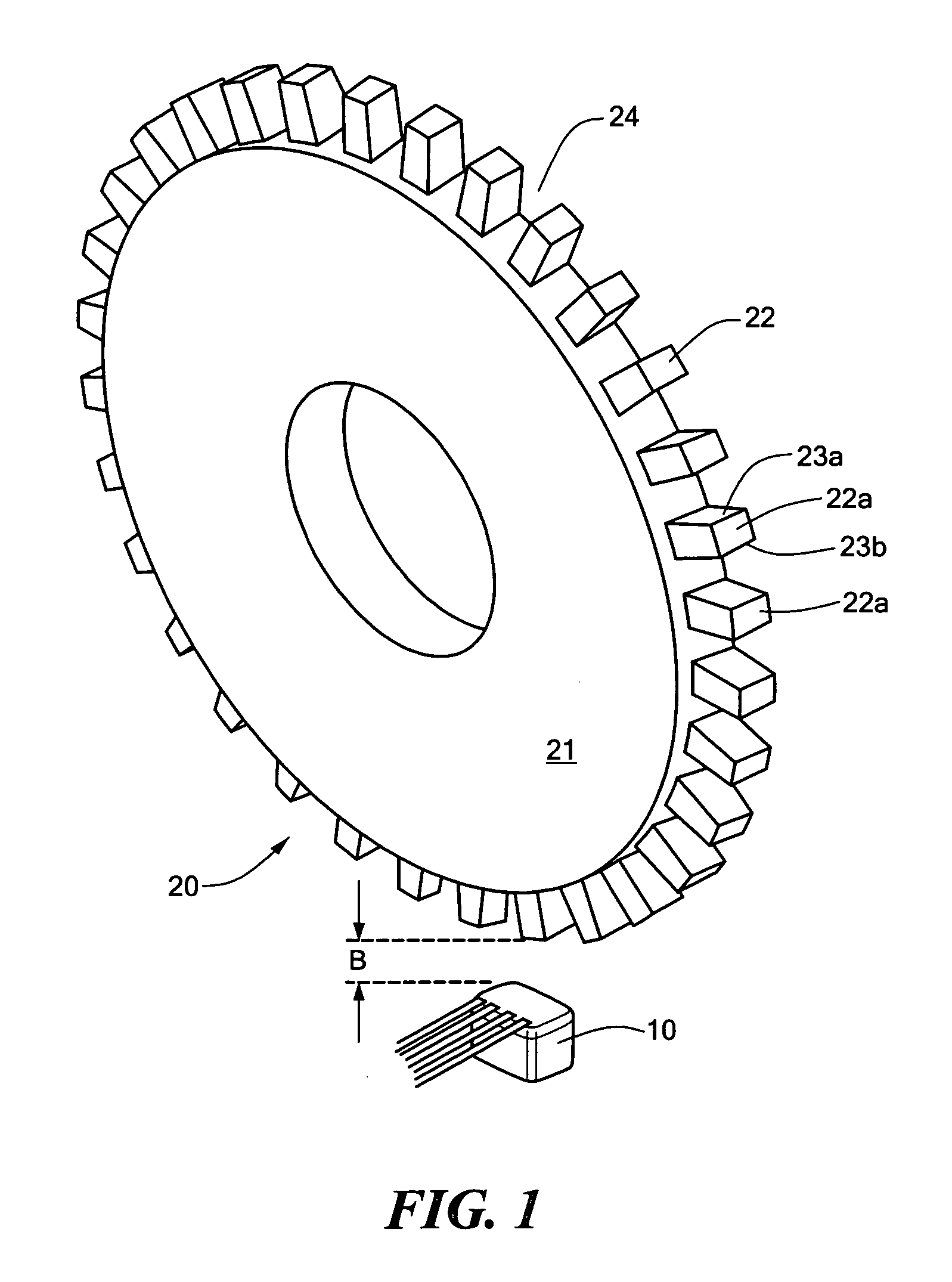 Method and apparatus for providing information from a speed and direction sensor