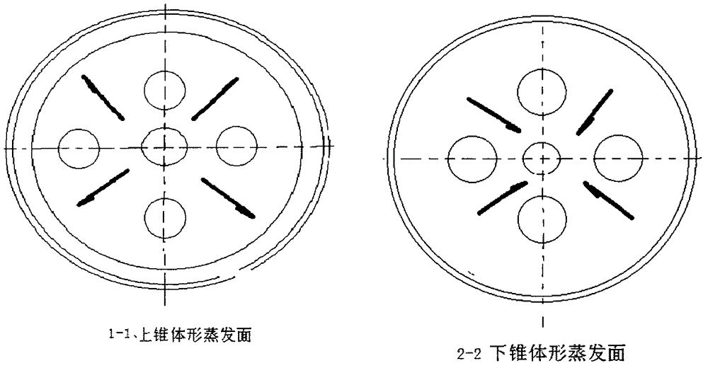 Method for manufacturing thin-layer multi-turn-surface evaporator