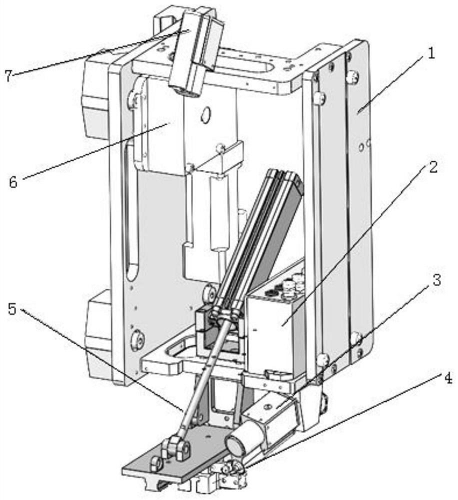 Lifting trolley and positioning device for pipe plugging of horizontal steam generator