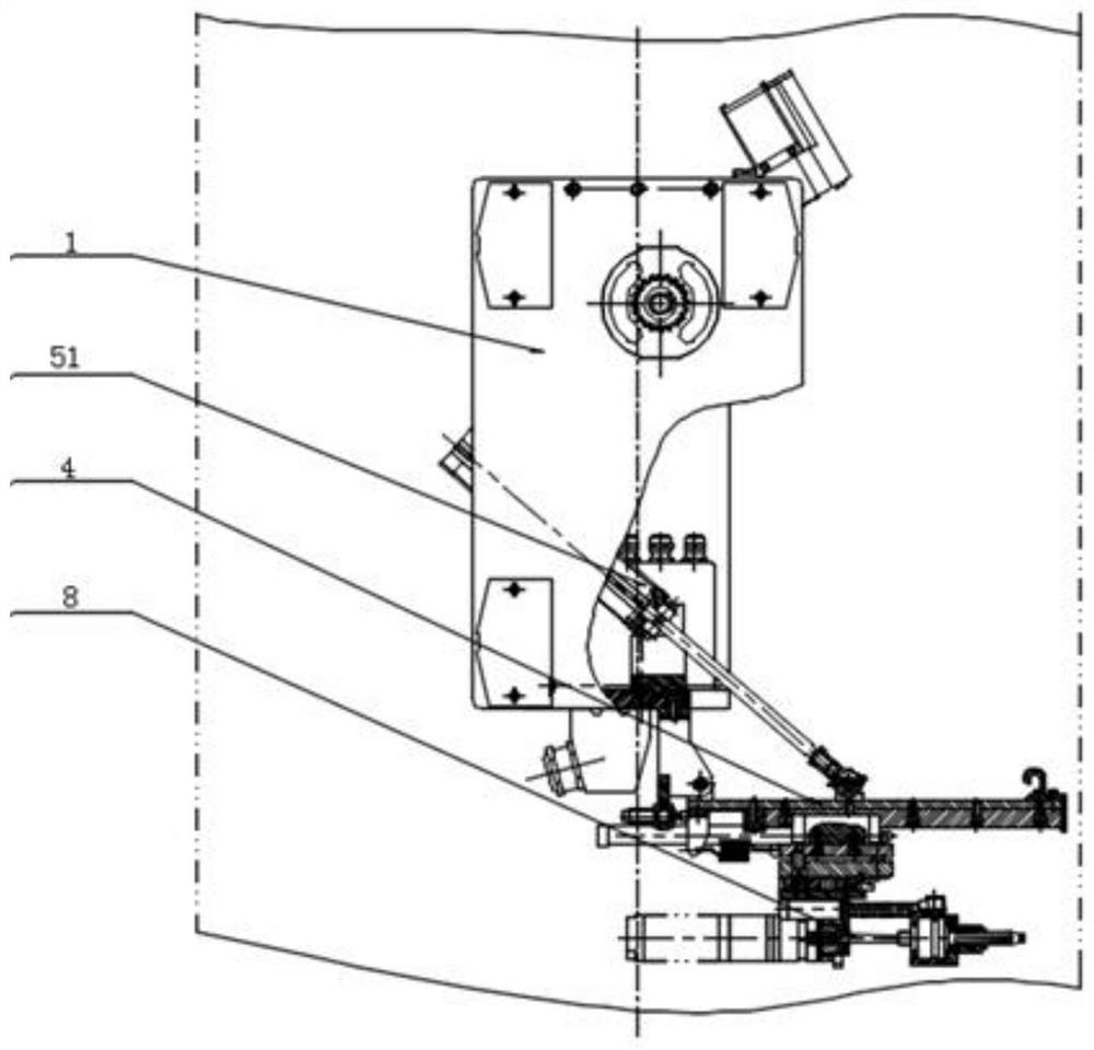 Lifting trolley and positioning device for pipe plugging of horizontal steam generator