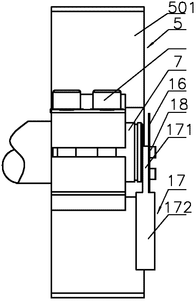 Three-section vibration motor eccentric block vibrator