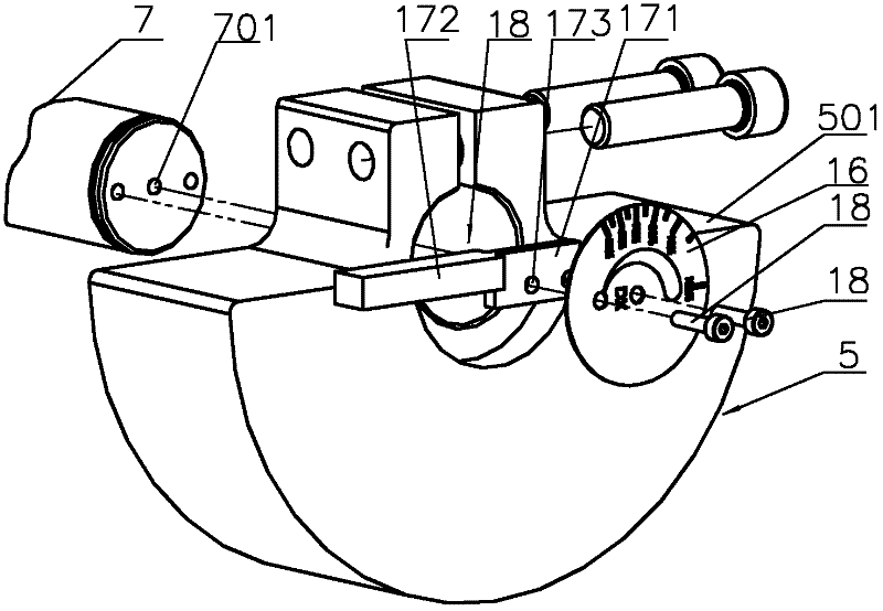 Three-section vibration motor eccentric block vibrator