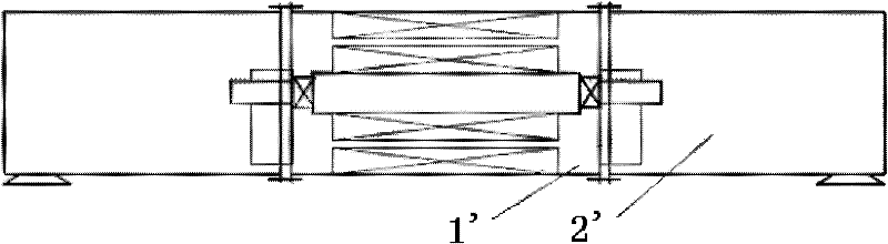 Three-section vibration motor eccentric block vibrator