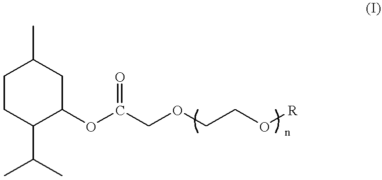 Compounds derived from menthol and use as refreshing agent