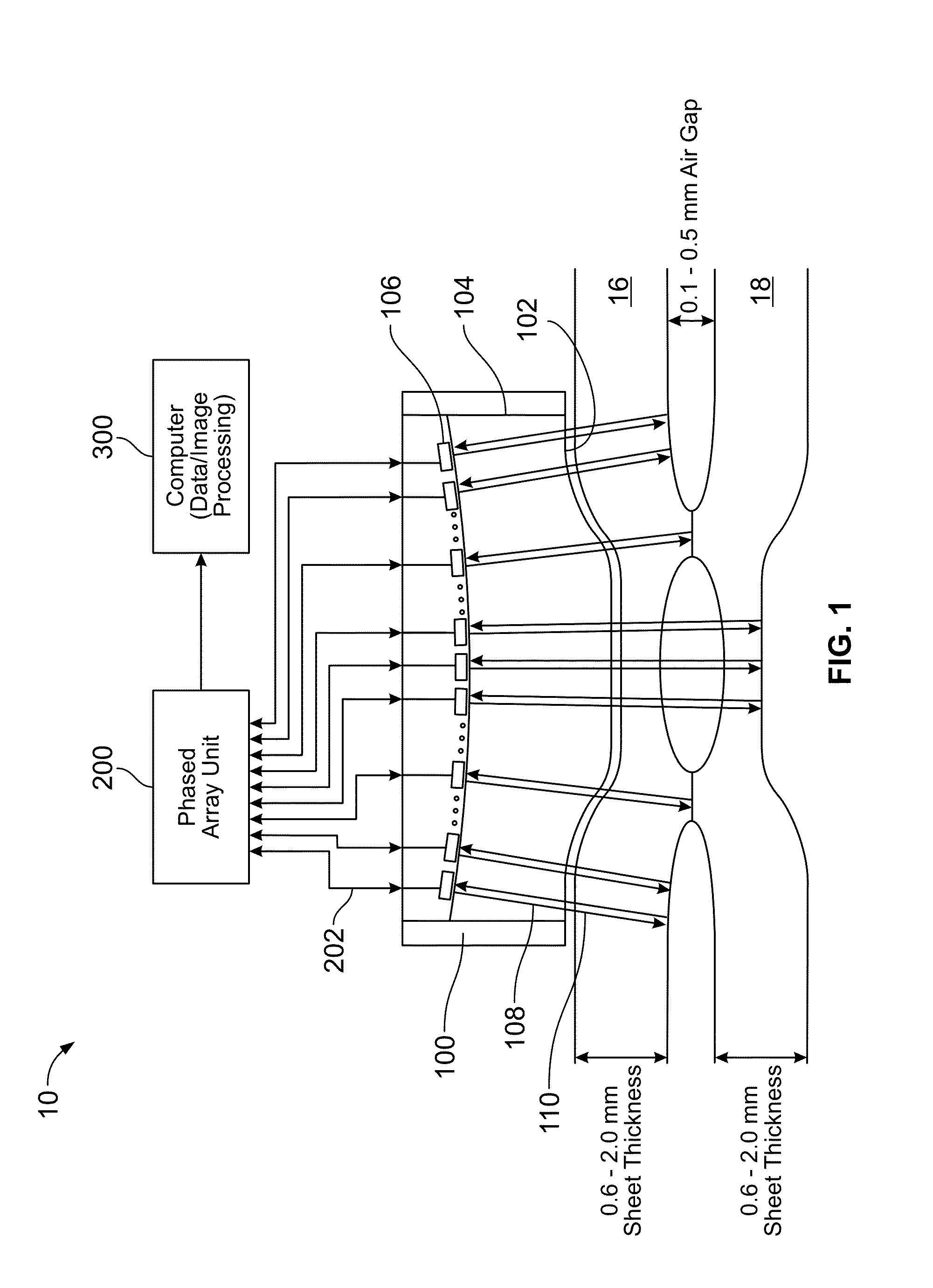 Portable matrix phased array spot weld inspection system