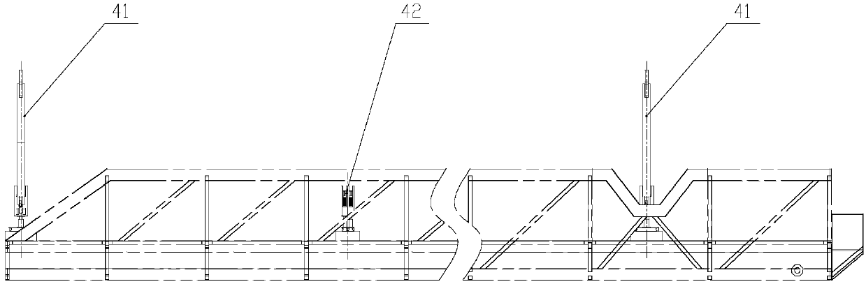 Multistage rocket transportation erecting vehicle