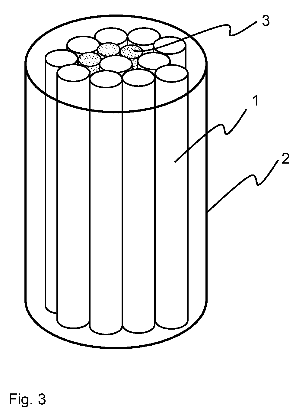 Side emitting glass element