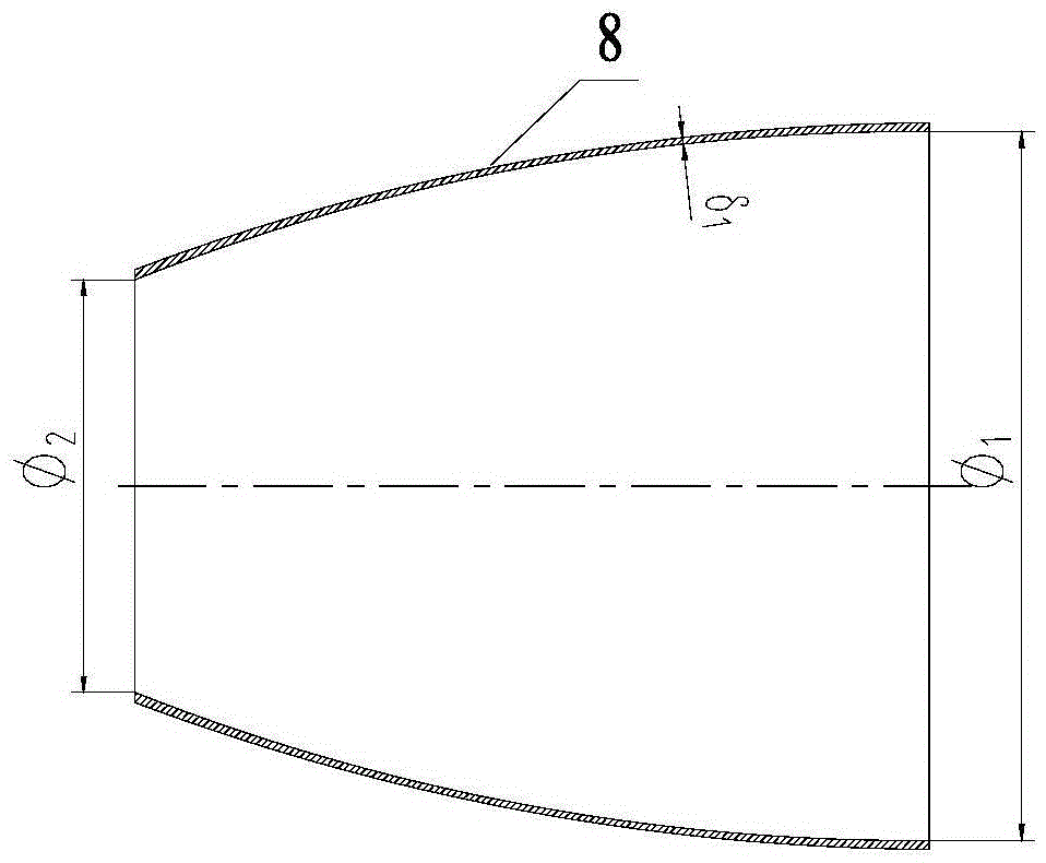 Spinning machining method for aluminium alloy thin-walled revolution body