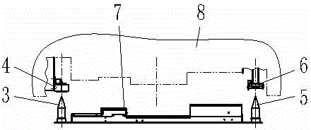 Positioning method and apparatus for power battery of electric car and car body