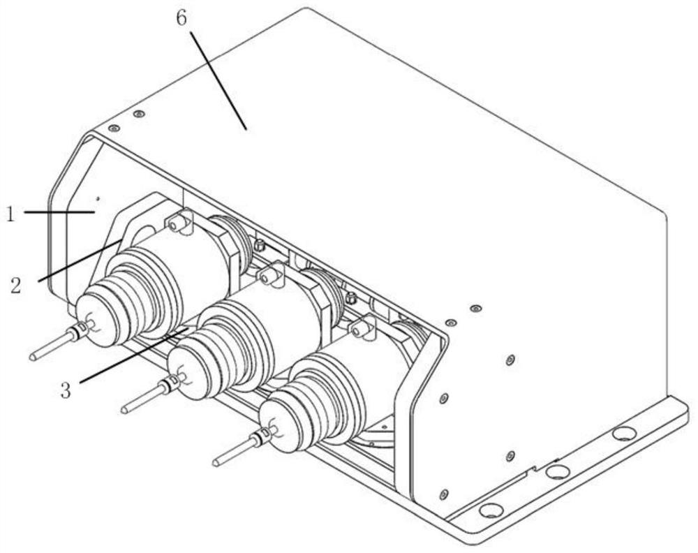 A multi-spindle two-degree-of-freedom synchronous oscillating device