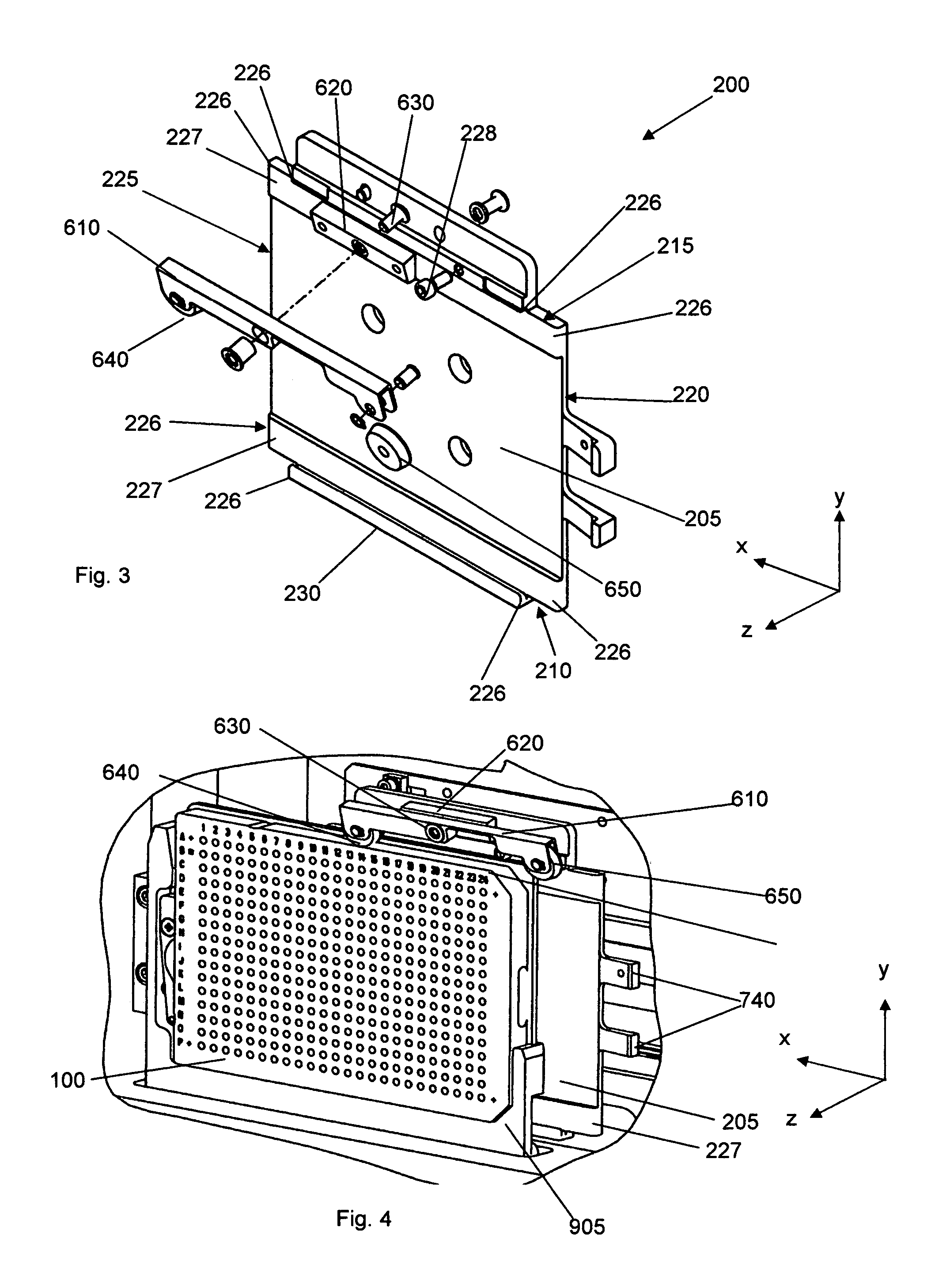 Sample plate gripping mechanism