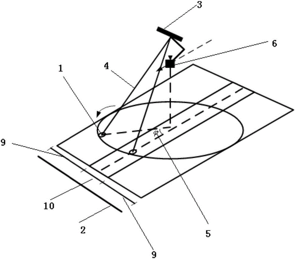 Scanning wave beam high-resolution radar scatterometer