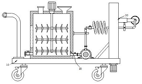 Building waterproof construction device