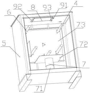 A down case that is suitable for insect catching machines to access insects