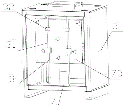 A down case that is suitable for insect catching machines to access insects