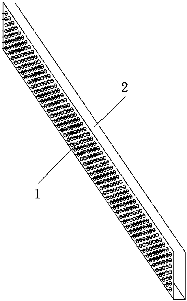 Continuous construction method for fibers at joint of concrete structure