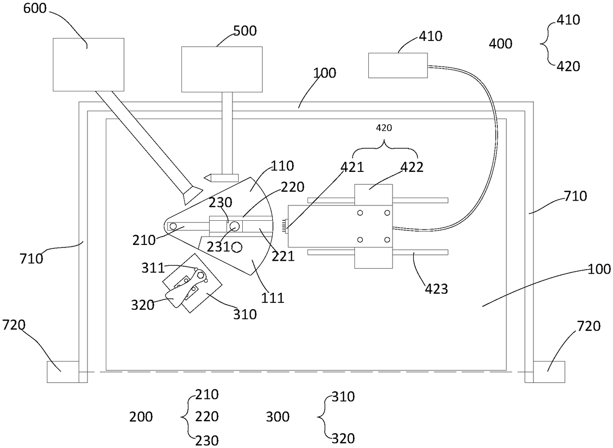 Detecting system for angle sensor