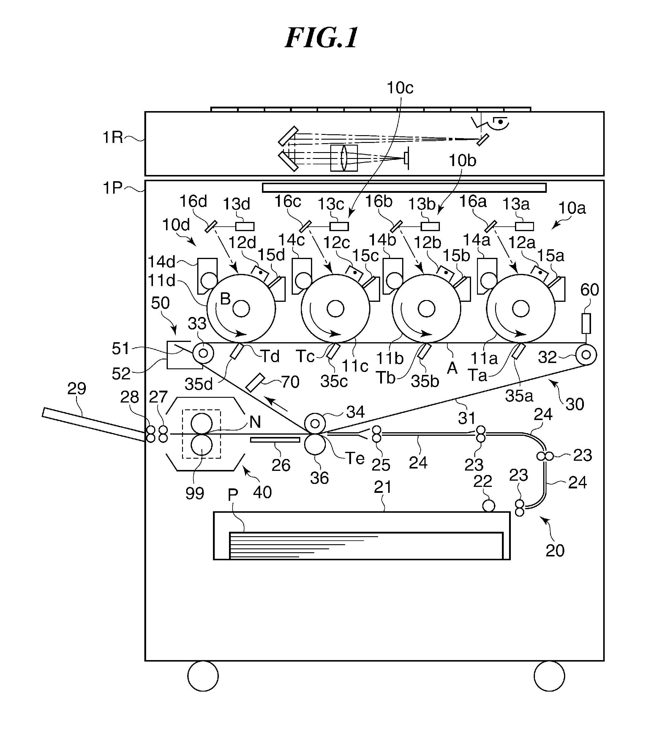 Image forming apparatus using electrophotographic process