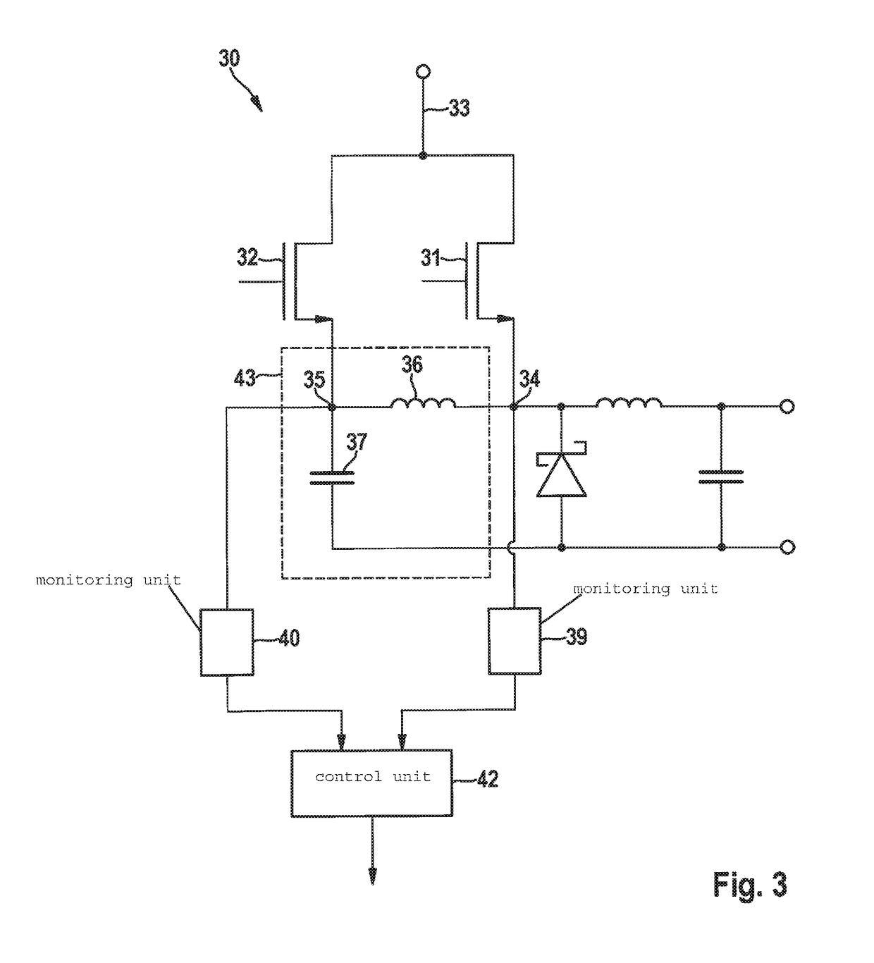 Device and method for reducing switching losses in power transistors