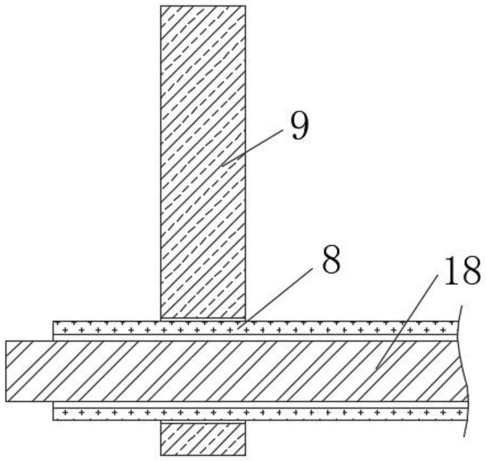 Hydrolysis descaling processing device for hair product production