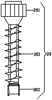 Cement proportioning device for construction site