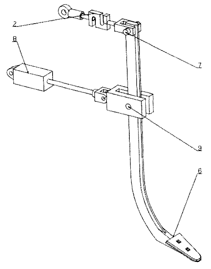 Subsoiler capable of measuring mechanical resistance of soil continuously