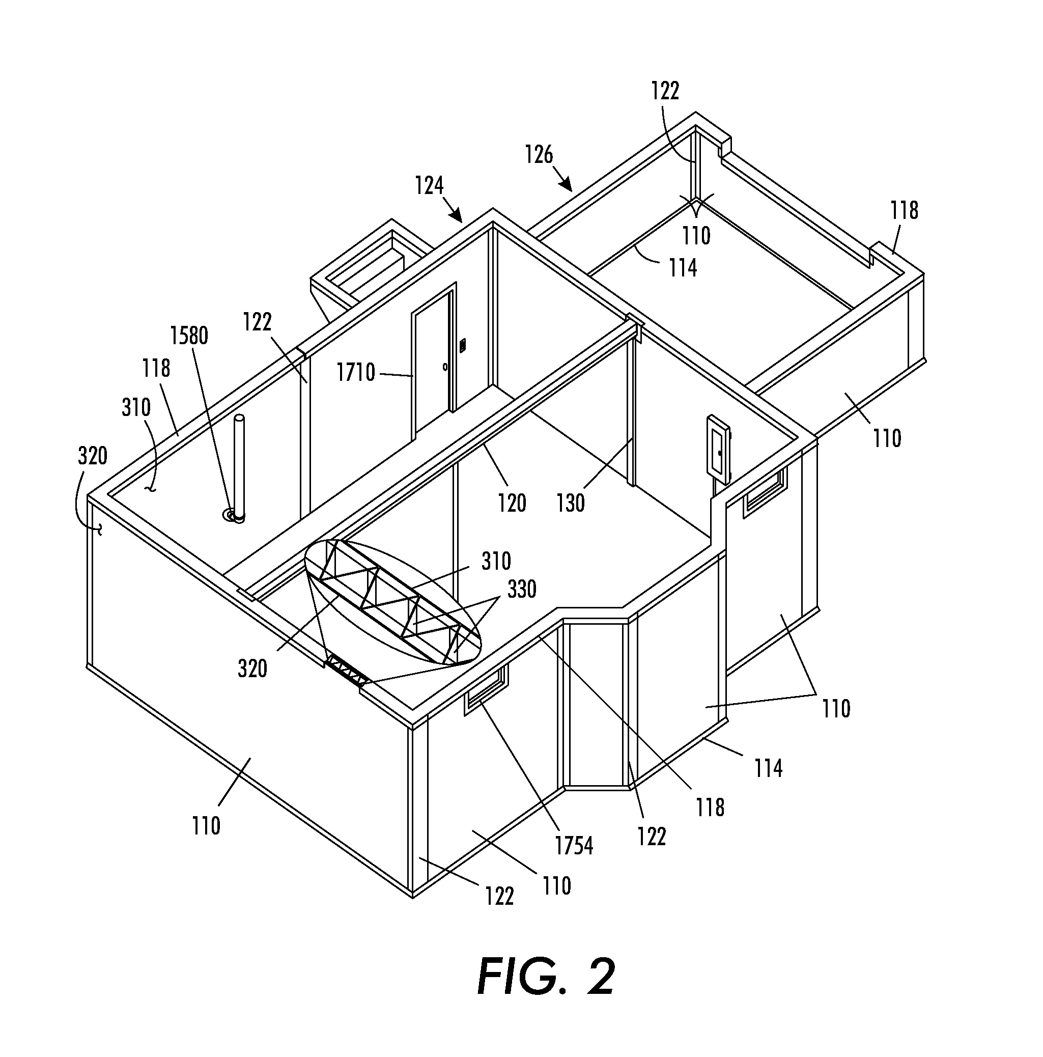 Modular structure for building panels and methods of making and using same