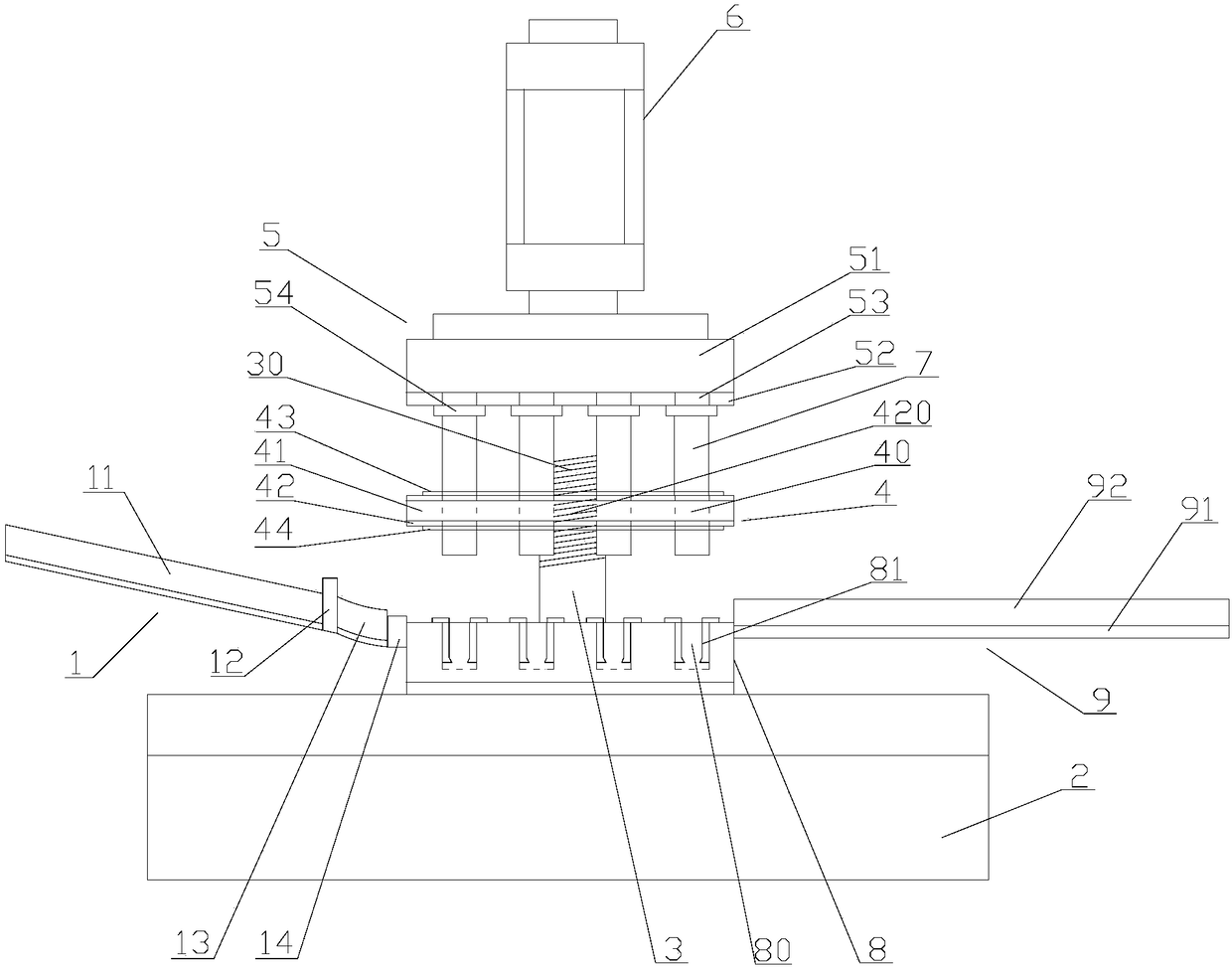 Medicine bottle cap pressing device convenient to adjust