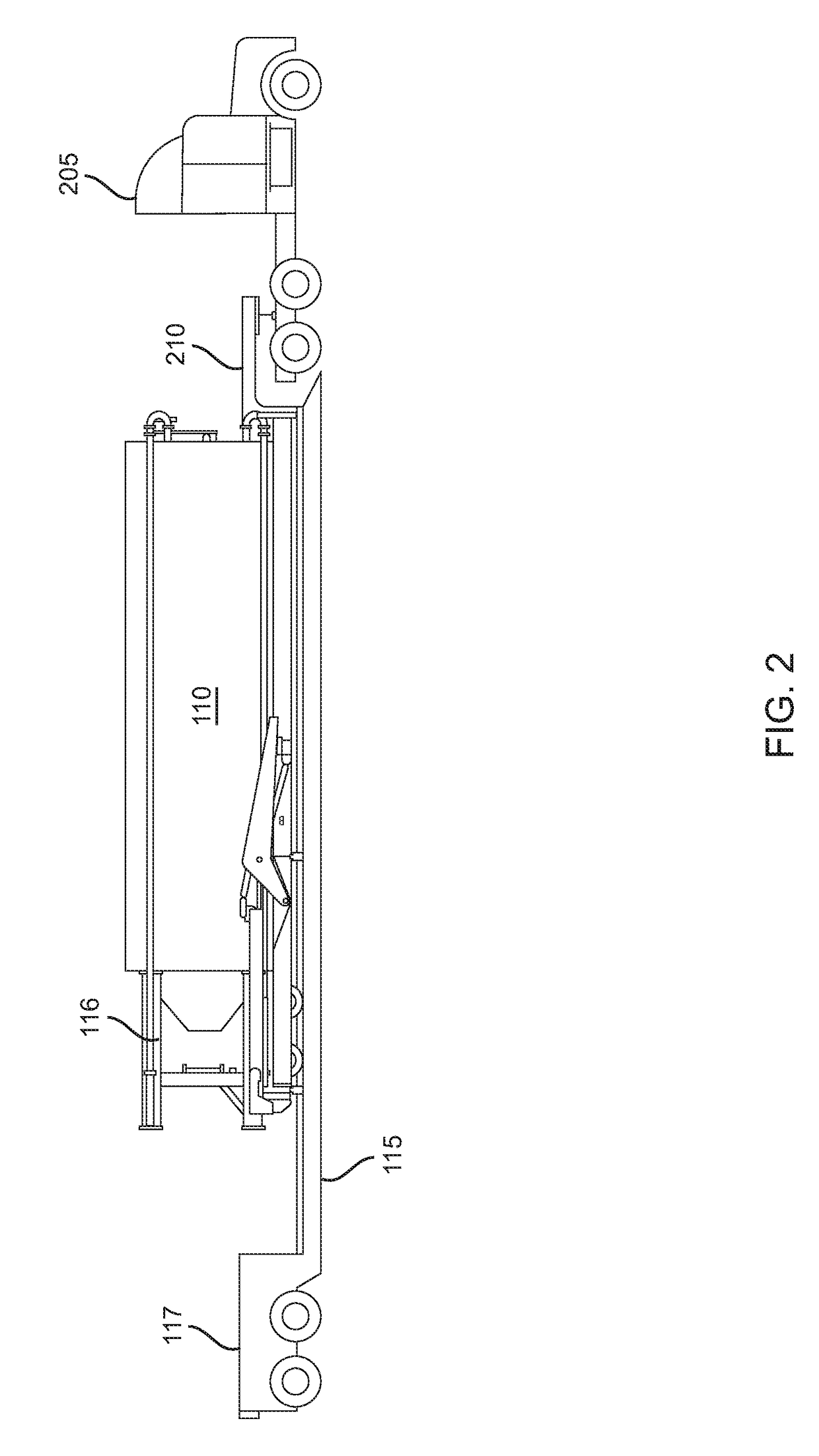 Delivery, storage and blending system for  multi-component granular compositions