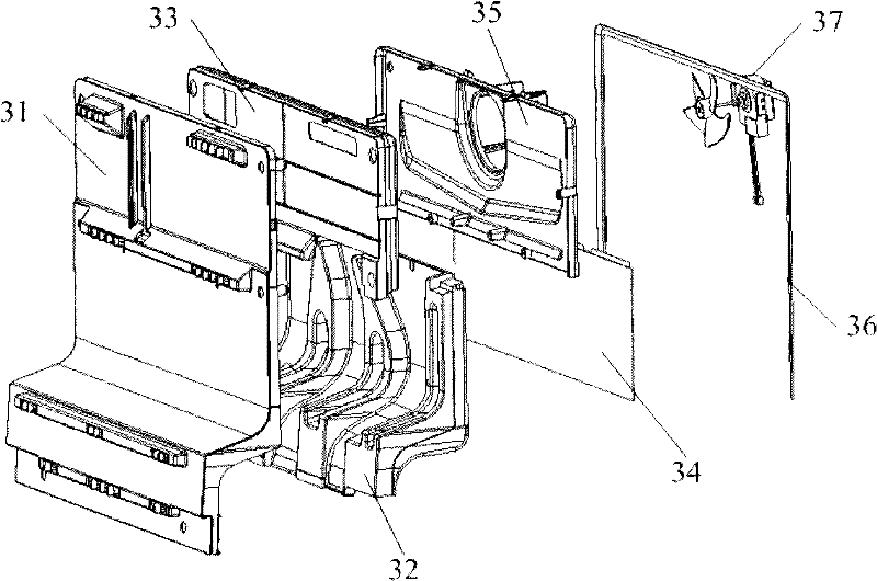 Refrigerator and air flue system of compartment of refrigerator