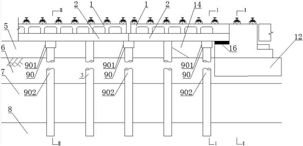 Pile Foundation Composite Framed Rail Beam Transition Section Structure in Medium and Low Speed ​​Maglev Double Line Fill Section