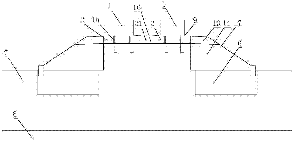 Pile Foundation Composite Framed Rail Beam Transition Section Structure in Medium and Low Speed ​​Maglev Double Line Fill Section