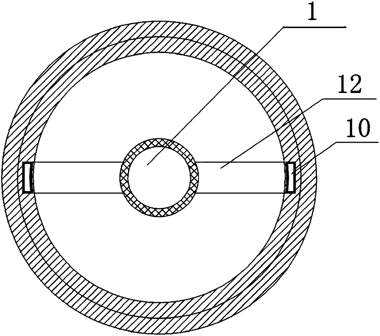 An air path structure for a cylindrical refrigerator and the cylindrical refrigerator